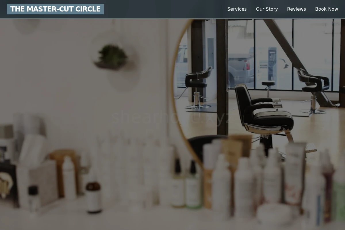 Premium Barber Website Design